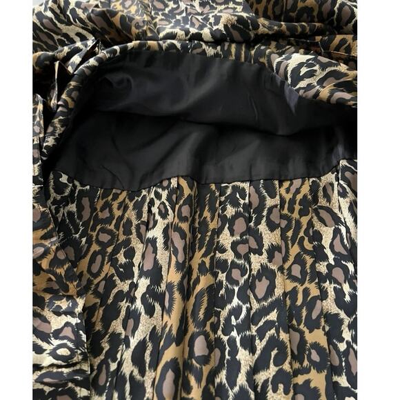 Vintage cheetah print maxi skirt sz 10 - Picture 6 of 10